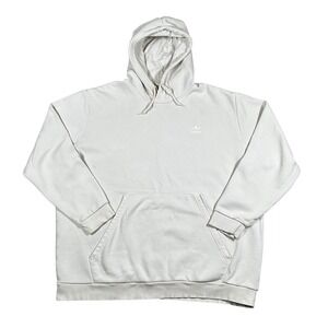 Adidas Trefoil Leaf Hoodie Pullover 2XL XXL Sweatshirt Cream Tan Khaki‎ Hooded